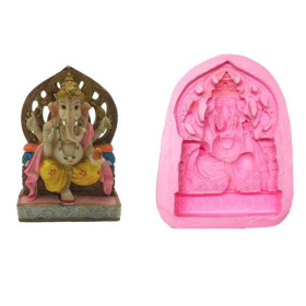 Gajavakra Ganesha Big Size Idol Mould