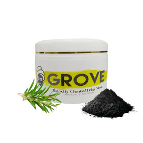 Grove Detoxify Charcoal Clay Mask| Anti-Pimple & Anti-Acne