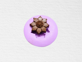 Floral Palakka Pendant Silicone Mould For Terracotta Jewellery Making &Other Craft Projects 