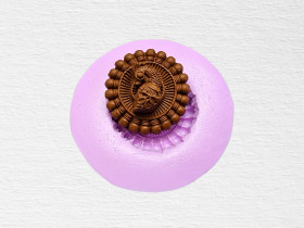 Dajshi Peacock Mini Pendant Silicone Mould For Terracotta Jewellery Making &Other Craft Projects 