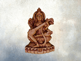 Saraswathi Devi Temple Mould (Medium Size 4.75 Inches)