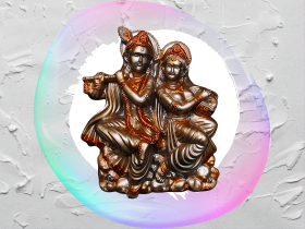 Radha Krishna Wall Hanging Temple Mould For Home Decor/Art&Craft  