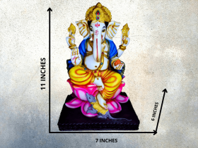 Haridra Ganapathi Big Size Idol Mould (3D)