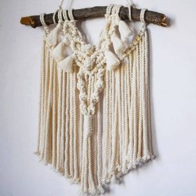 Off white tassels wall hanging
