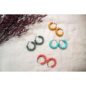 Handmade S-knot Hoop Earrings